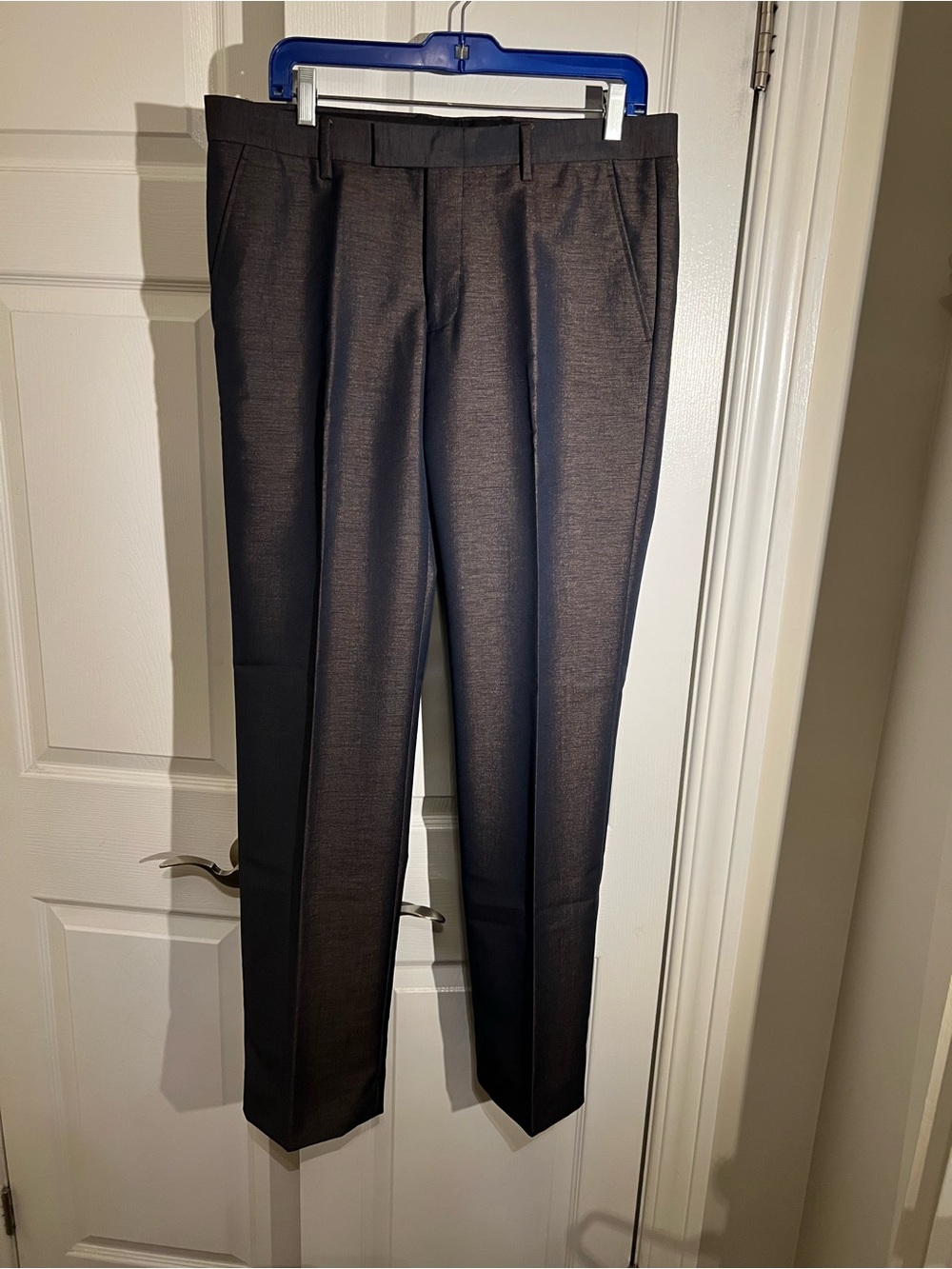 Mexx Men's Brown Dress Pants with Subtle Texture
